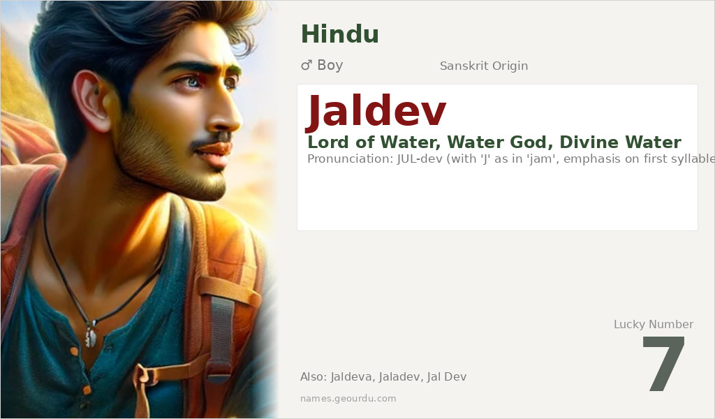 Jaldev Name Meaning and Details