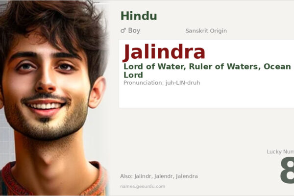 Jalindra Name Meaning — Sanskrit Origin, Hindu Boy Name & Details (2025)
