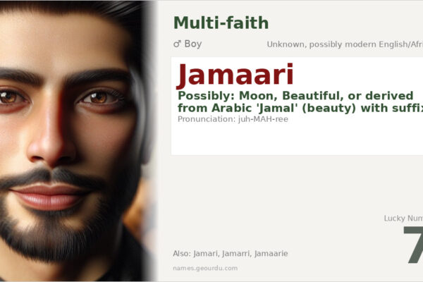 Jamaari Name Meaning — Origin, Gender & Details (2025)