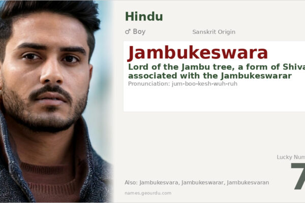 Jambukeswara Meaning — Sanskrit Origin, Hindu Boy Name & Shiva Connection (2025)