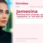 Jamesina Name Meaning and Details