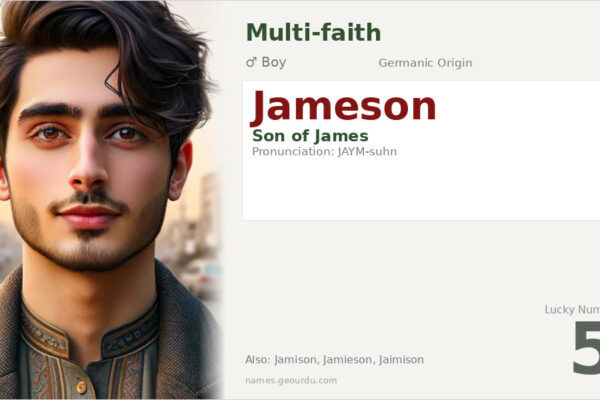 Jameson Meaning — Origin, Gender & Details (2025)