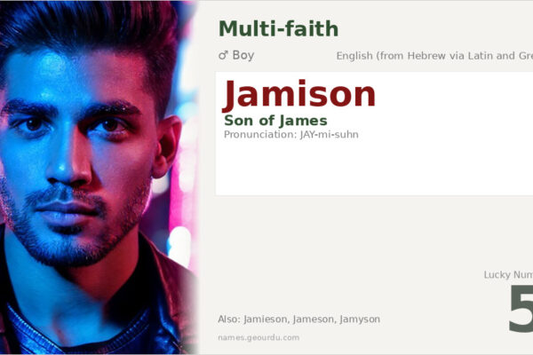 Jamison Name Meaning — Origin, Gender & Details (2025)