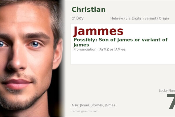 Jammes Name Meaning — Origin, Gender & Details (2025)