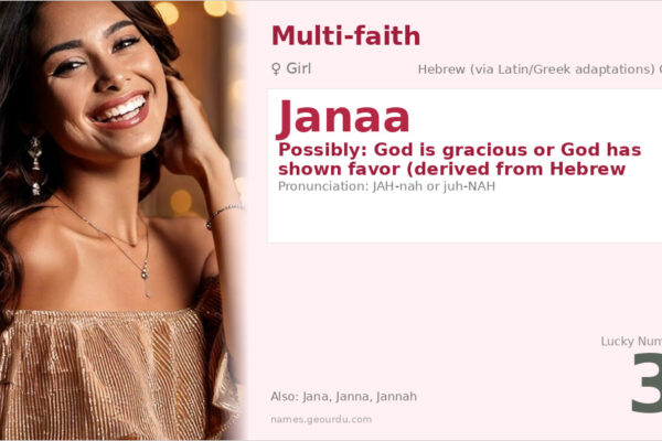 Janaa Name Meaning — Origin, Gender & Details (2025)