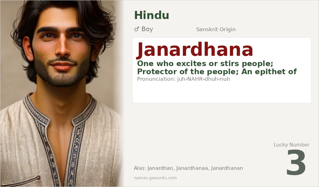 Janardhana Name Meaning and Details
