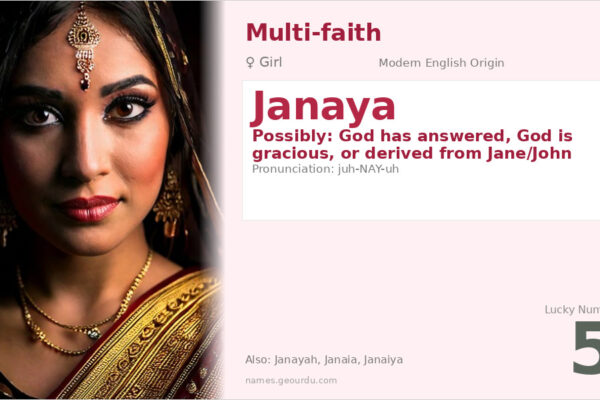 Janaya Name Meaning — Origin, Gender & Details (2025)