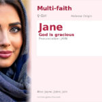 Jane Name Meaning and Details