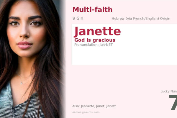 Janette Name Meaning — Origin, Gender & Details (2025)