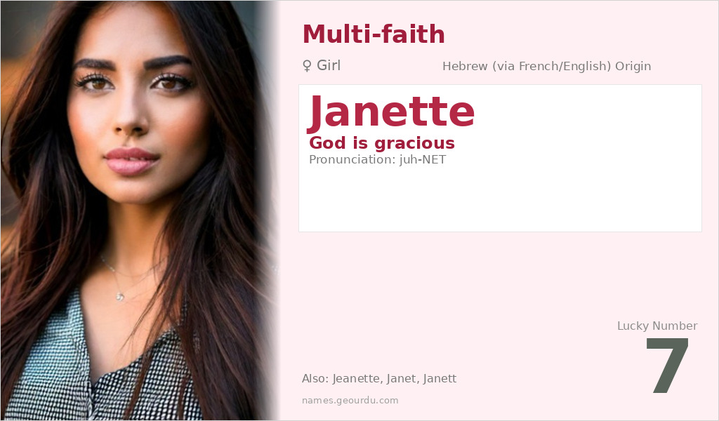 Janette Name Meaning and Details