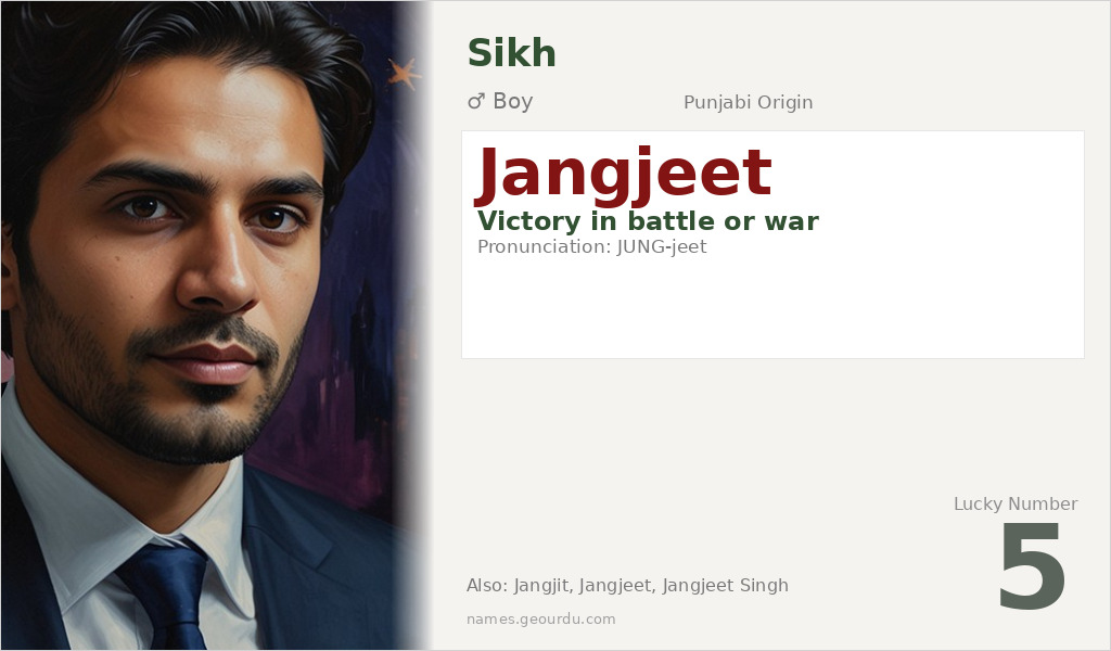 Jangjeet Name Meaning and Details
