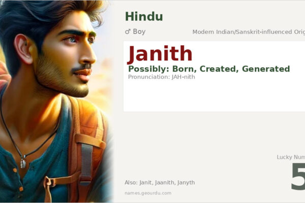 Janith Name Meaning — Origin, Gender & Details (2025)