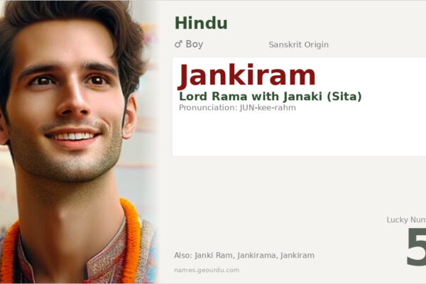 Jankiram Meaning — Origin, Gender & Details (2025)