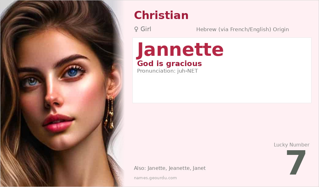 Jannette Name Meaning and Details