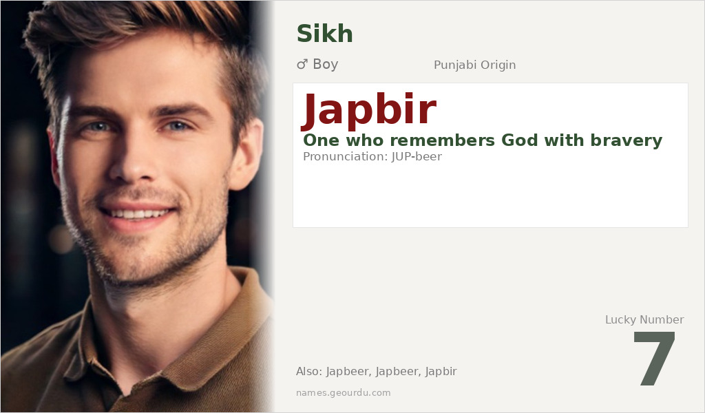 Japbir Name Meaning and Details