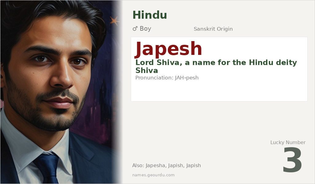 Japesh Name Meaning and Details