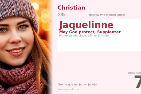 Jaquelinne Name Meaning — Hebrew Origin, Girl Name & Details (2025)