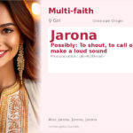 Jarona Name Meaning and Details