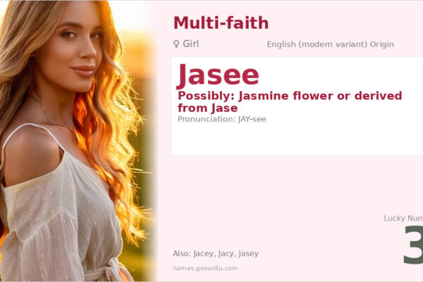 Jasee Name Meaning — Origin, Gender & Details (2025)