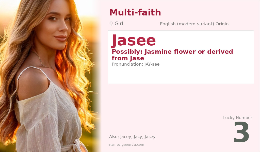 Jasee Name Meaning and Details