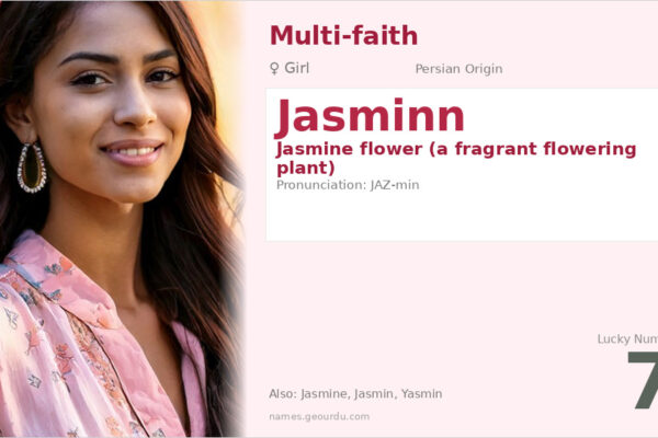 Jasminn Name Meaning — Persian Origin, Girl Name & Details (2025)