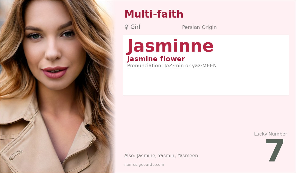 Jasminne Name Meaning and Details