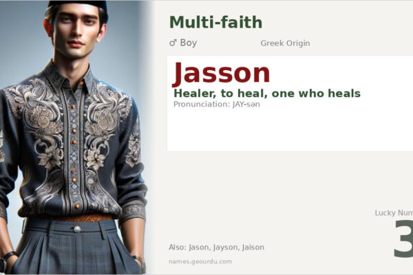 Jasson Name Meaning — Greek Origin, Boy Name & Details (2025)