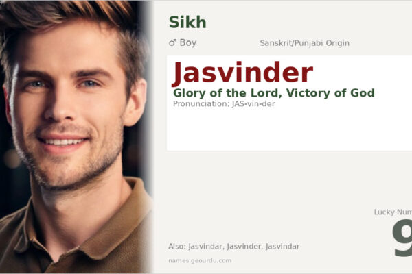 Jasvinder Name Meaning — Sikh Origin, Boy Name & Details (2025)