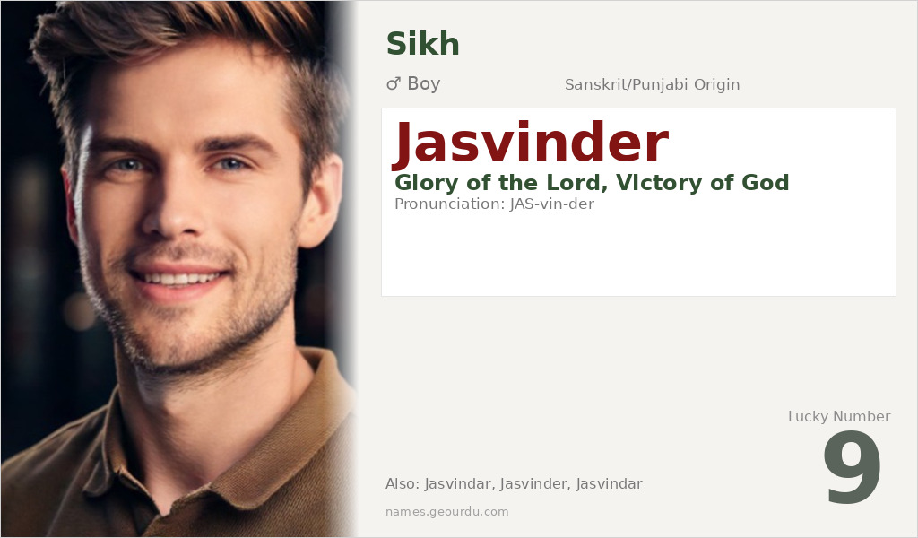 Jasvinder Name Meaning and Details