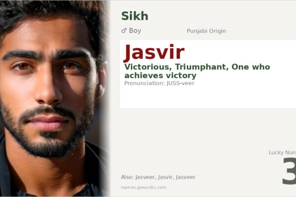 Jasvir Name Meaning — Punjabi Origin, Boy Name & Details (2025)