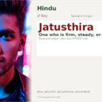 Jatusthira Name Meaning and Details