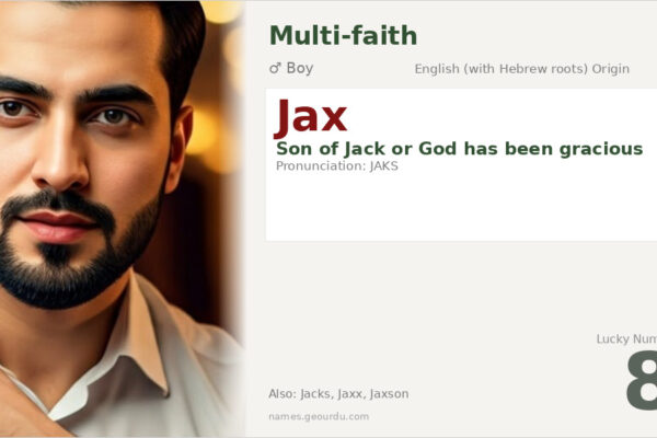 Jax Name Meaning — Origin, Gender & Details (2025)