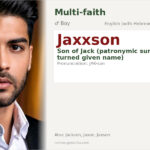 Jaxxson Name Meaning and Details