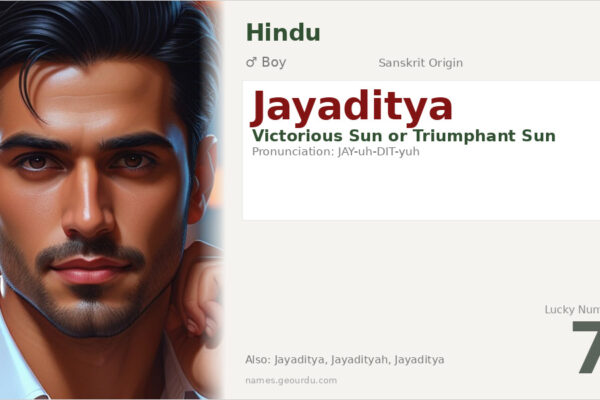 Jayaditya Meaning — Sanskrit Origin, Boy Name & Details (2025)