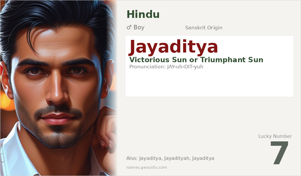 Jayaditya Name Meaning and Details