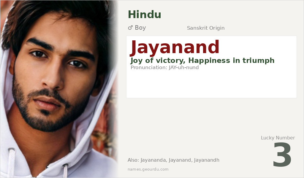 Jayanand Name Meaning and Details