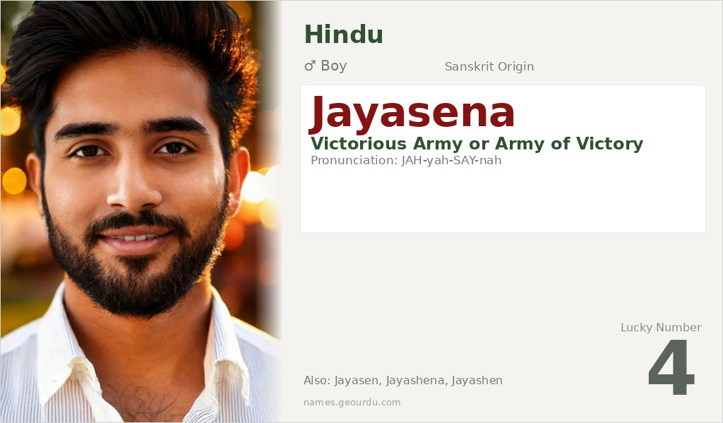 Jayasena Name Meaning and Details