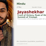 Jayashekhar Name Meaning and Details