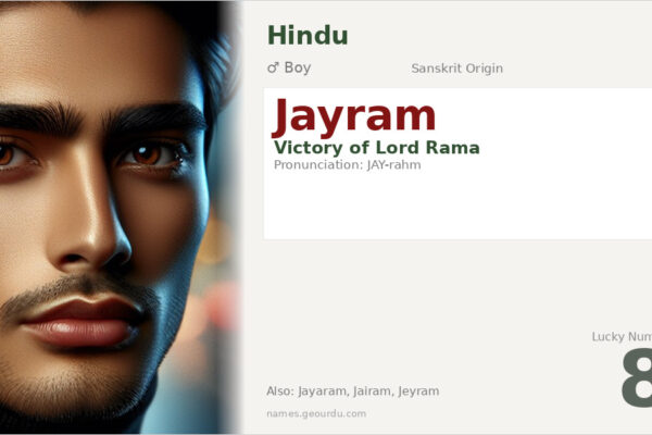 Jayram Name Meaning — Sanskrit Origin, Hindu Boy Name & Details (2025)
