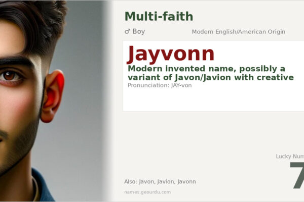 Jayvonn Name Meaning — Modern Origin, Boy Name & Details (2025)