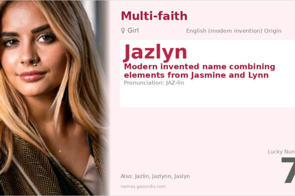 Jazlyn Name Meaning — Modern Origin, Girl Name & Details (2025)