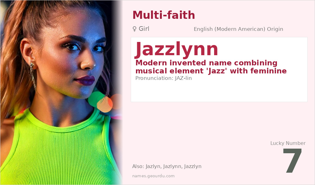 Jazzlynn Name Meaning and Details