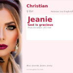 Jeanie Name Meaning and Details