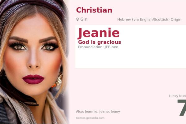 Jeanie Name Meaning — Origin, Gender & Details (2025)
