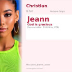 Jeann Name Meaning and Details