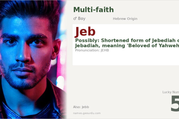 Jeb Name Meaning — Origin, Gender & Details (2025)