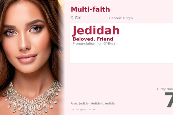 Jedidah Name Meaning — Hebrew Origin, Girl Name & Details (2025)