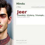 Jeer Name Meaning and Details