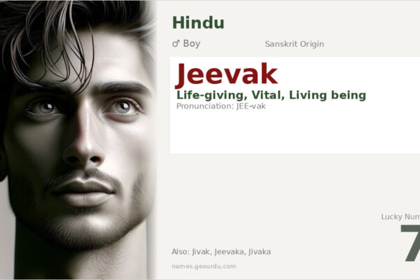 Jeevak Name Meaning — Sanskrit Origin, Boy Name & Details (2025)
