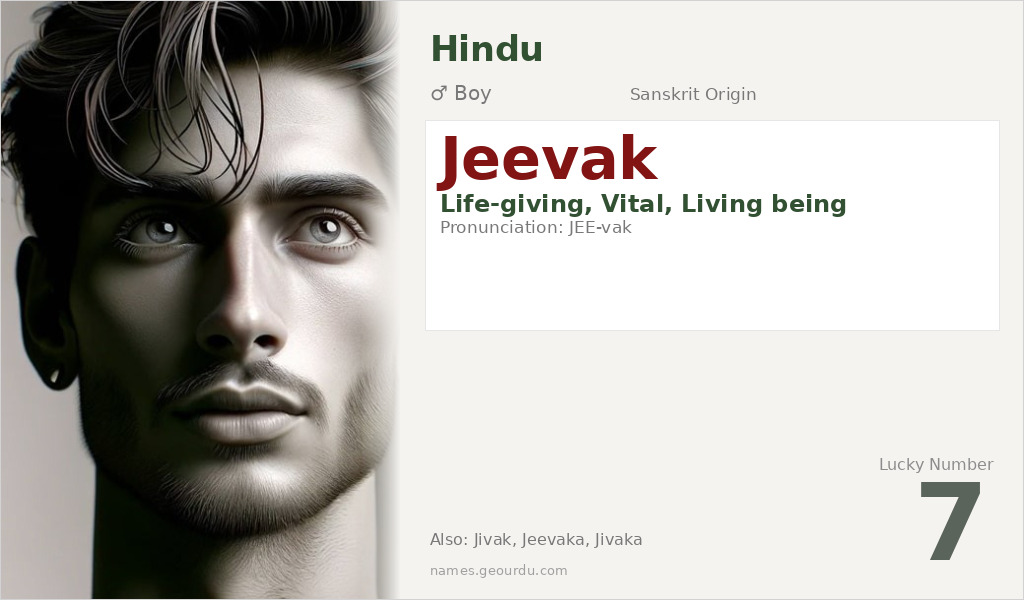 Jeevak Name Meaning and Details